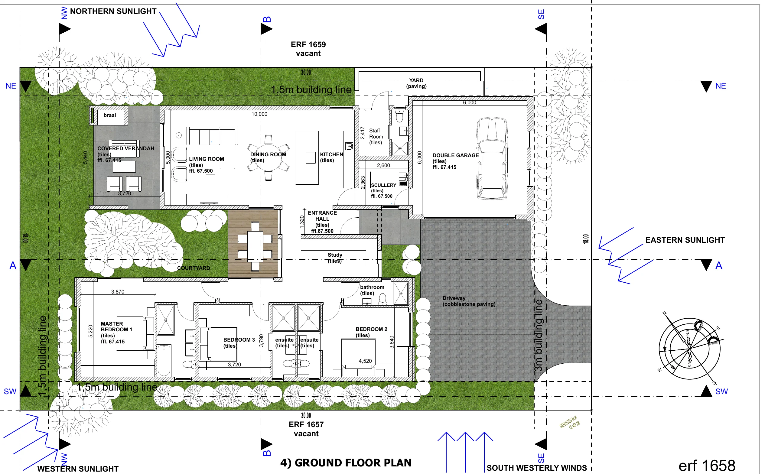 Ground-floor architectural plan for The Bloom on ERF 1658