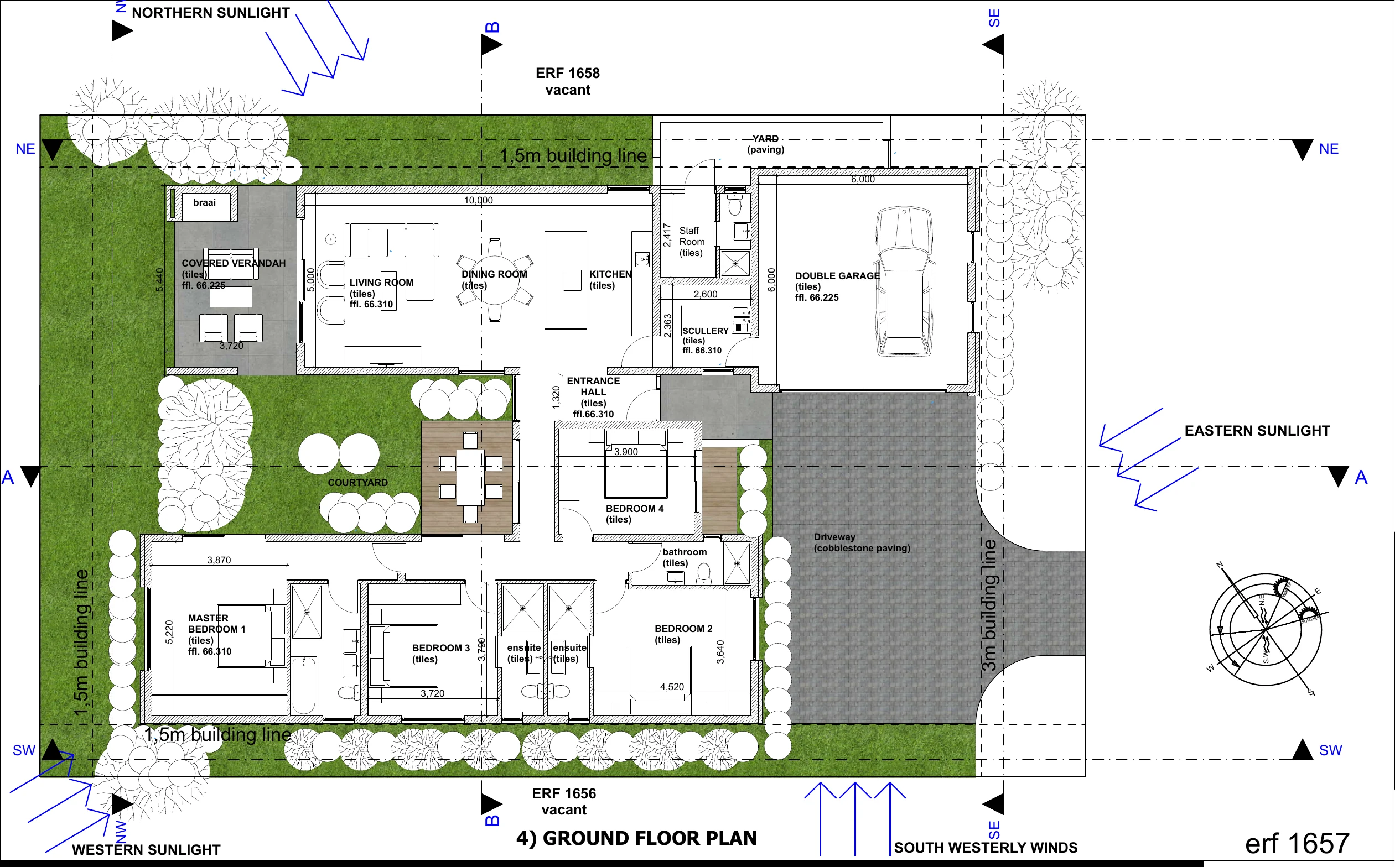 Ground-floor architectural plan for The Grace on ERF 1657