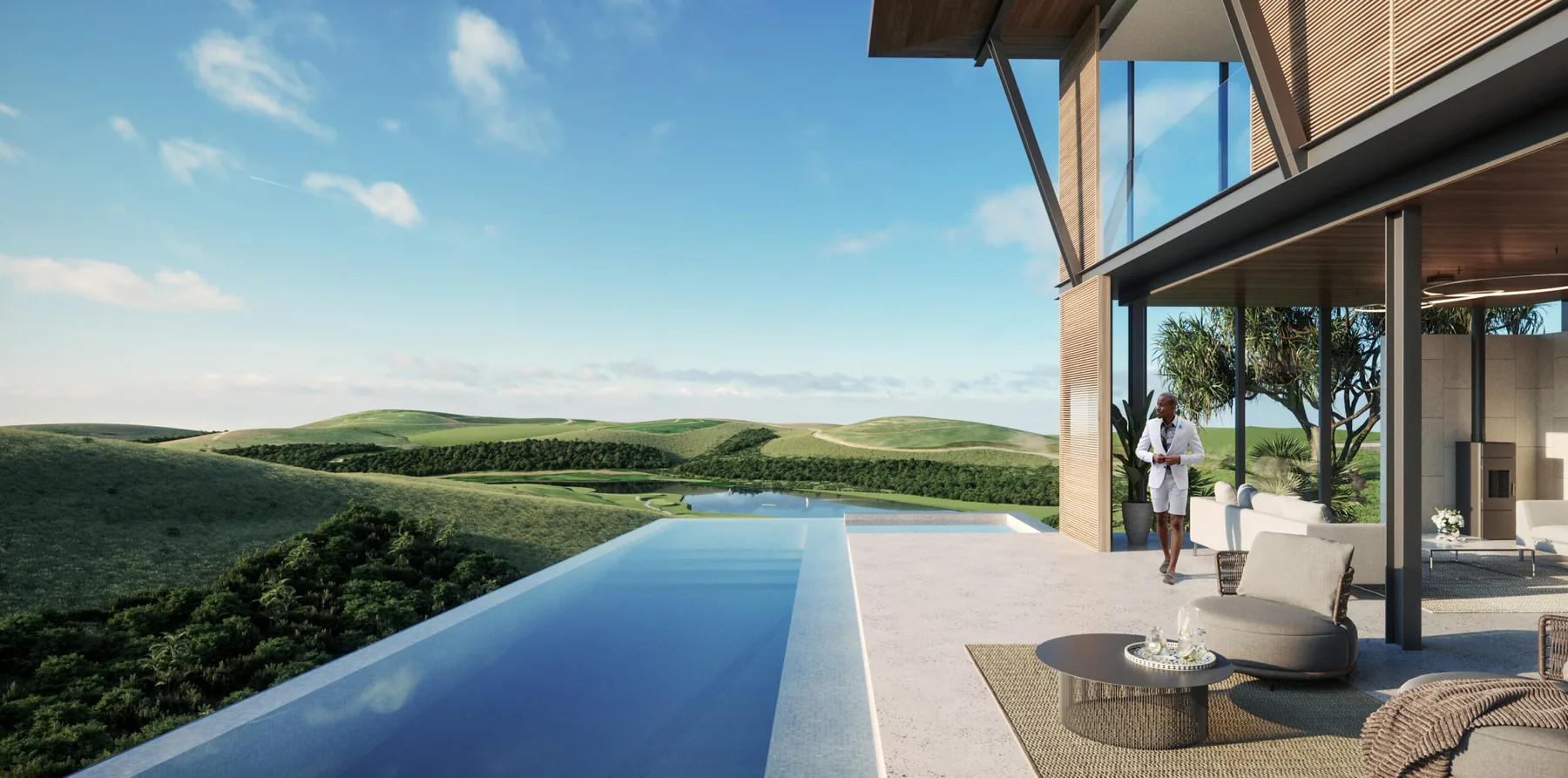 Landscape within Zimbali Lakes Estate