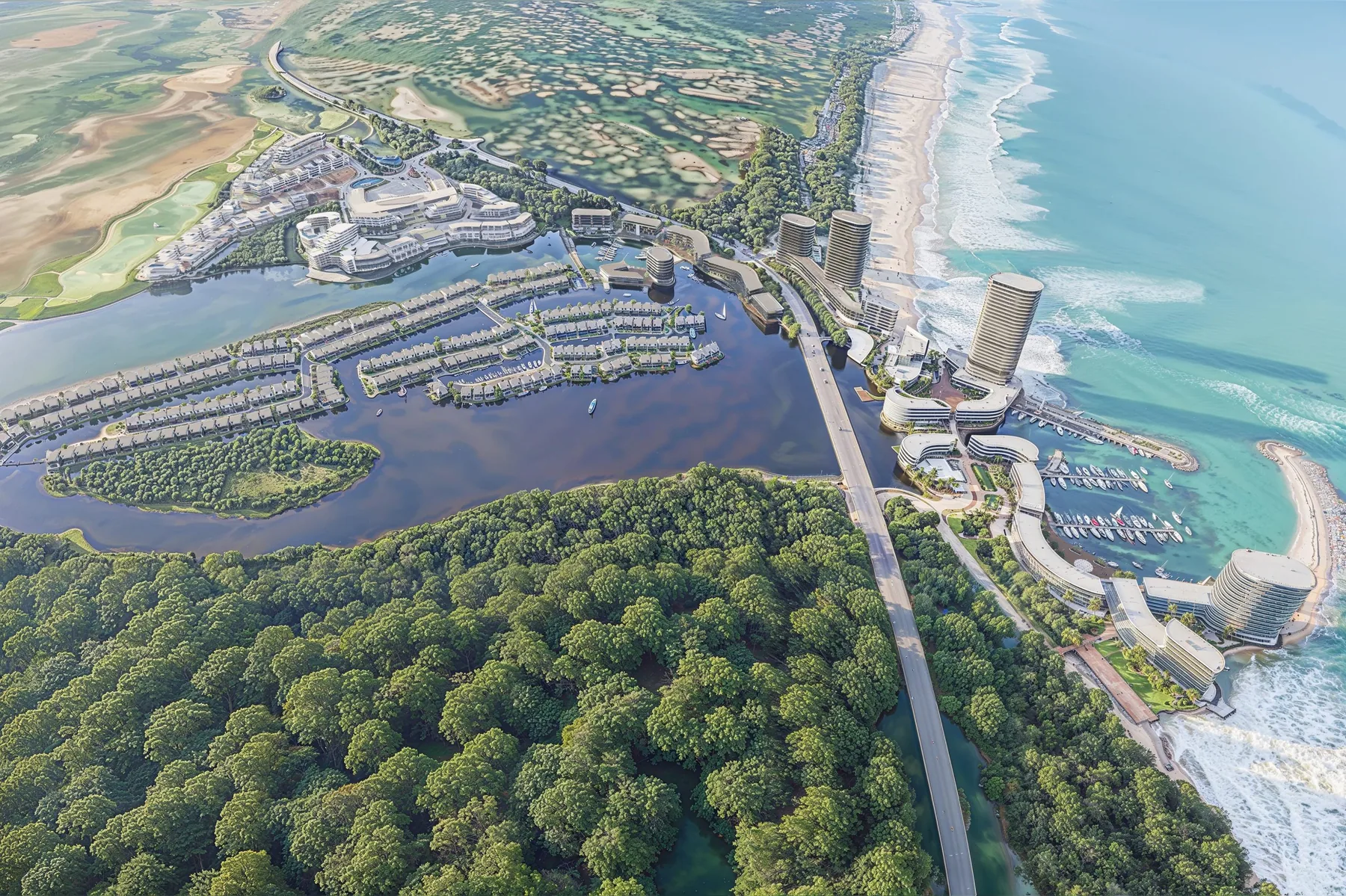 Zimbali Lakes estate view 5